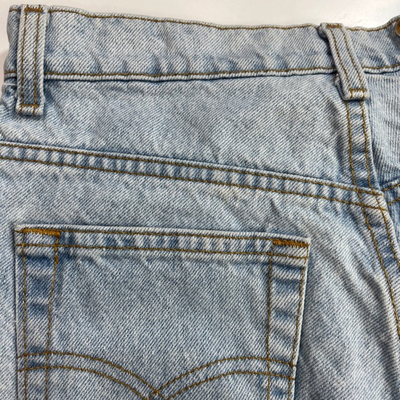 Vintage 90's Levi's 17550 Jeans Women's Light Wash Made in USA 11M 29x27.5 Read - Picture 13 of 16